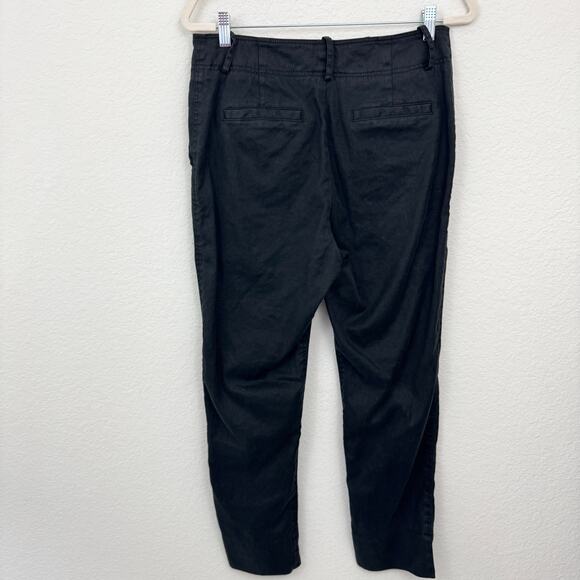 Peruvian Connection Womens Straight Denim Jeans Size 10 Split Hem Black - Picture 2 of 5